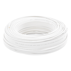 Bobina de 100 m (328 ft) / Cable para Alarma 4x22 AWG / CCA / Blanco