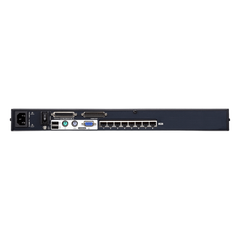 Switch KVM | Conexión Cat 5e | 8 puertos | Resolución 1920 x 1200 | Conexión de Múltiples Switches | Compatible Windows, Linux, Mac
