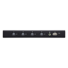 Switch KM USB| 4 Puertos | Boundless Switching | RS232 | Controla 4 Computadoras con 1 Teclado/Mouse