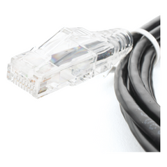 Cable de Parcheo Slim UTP Cat6 - 3 Metros (9.84 Pies) Negro Diámetro Reducido (28 AWG)