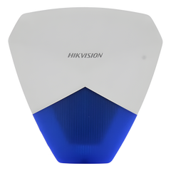 Sirena Estrobo Cableada Hikvision DS-PS1-B / 105 dB / LED Azul / IP54 / Compatible con Cualquier Panel de Alarma