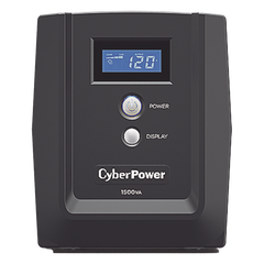 UPS de 1500 VA/900 W, Topología Línea Interactiva, Entrada 120 Vca NEMA 5-15P, y 8 Salidas NEMA 5-15R, Con Regulador de Voltaje (AVR)
