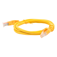 Cable de Parcheo UTP Cat5e - 1 Metro (3.28 Pies) - Amarillo