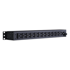 PDU Básico Para Distribución de Energía, Con 12 Tomas NEMA 5-15R Traseras, 1UR, 15 Amp, 120 Vca