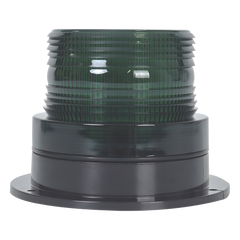 Burbuja Brillante de Larga Vida Útil, con 8 LEDs Color Verde, Domo Verde, 12Vcd