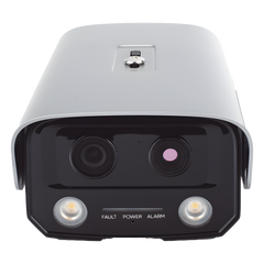 (HikFire) Cámara IP de Detección Térmica de Incendios / Detección de Llamas y Temperaturas Anormales / 4 Megapíxel (Lente Óptico) + 1 Megapíxel (Lente Térmico) / Compatible con Hik-Connect