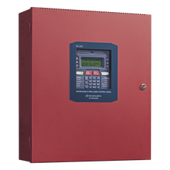 Panel de detección de incendio direccionable inteligente con comunicador dual POTS/IP preinstalado, 50 dispositivos en un lazo SLC, 2 NAC Clase A/B, programación por USB
