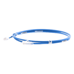 Cable de Parcheo UTP Cat6A, CM/LSZH, Diámetro Reducido (28AWG), Color Azul, 5 Metros (16.40 Pies).