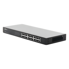 Switch no administrable de 24 puertos 10/100 Mbps para montaje en rack
