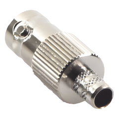 Conector BNC Hembra de Anillo para Cables RG-8/X, LMR-240, 9258, Níquel/ Oro/ Delrin.