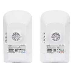 Kit Punto a Punto Ruijie RG-EST350G / Wi-Fi 5 (802.11ac Wave2) 867 Mbps / Antena 16 dBi MIMO 2x2 MU-MIMO / 3 Puertos Gigabit / Alcance 5 km (16,404 ft) / IP55 / Administración Cloud