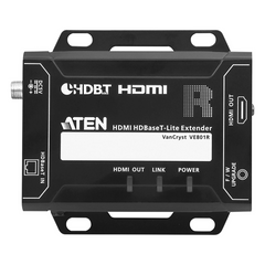 Receptor HDMI HDBaseT-Lite | Hasta 4K a 40 m (Cat 5e/6) / 40 m (Cat 6a/ATEN 2L-2910 Cat6); 1080 p a 60 m (Cat 5e/6) / 70 m (Cat 6a/ATEN 2L-2910 Cat6) | HDBaseT Clase B