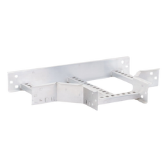 Derivación "T" Horizontal de Aluminio Perfil Z / Peralte 3 1/4" / Ancho 9"/ Radio 8" / Incluye Tornillería (CHTHEZ314R8X9AK)