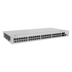 Switch de Distribución/Core Gigabit Administrable Capa 3 / 48 puertos 10/100/1000 Mbps / 4 Puertos 10GE SFP+ Uplink / ERPS / Rutas Estáticas / iStack / Administración Nube Gratis