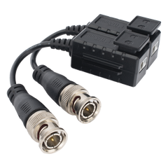Kit de Transceptores (Baluns) con Terminal PUSH SUPERIOR, Resolución 4K , Cable flexible COAXIAL Blindado / COAXITRON / AUDIO POR COAXITRON / Menu OSD /Conector 100% COBRE / protección TVS, Calidad PREMIUM