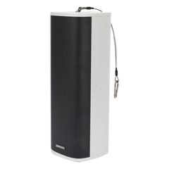 Bocina (Altavoz IP) | Tipo Columna | 60 Watts | No requiere amplificador | Exterior IP66 | Entrada de alarma | Voceo en tiempo real | Calendarización de audios | Micrófono y altavoz integrado