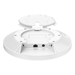 Punto de Acceso Omada / Wi-Fi 7 BE12000 MU-MIMO 4x4 / 1 Puertos 10/2.5 Gbps / Mesh Omada / Operaciones Multiencale (MLO) / Configuración por Controlador o Stand-Alone / Para Montaje en Techo/pared / Alimentación PoE+