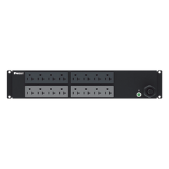 PDU Básico para Distribución de Energía, Enchufe de Entrada NEMA L5-30P, Con 16 Contactos NEMA 5-20R, Instalación Horizontal de 19in, 2 UR, 30 Amp, 120 Vca