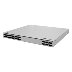 Switch 10GE Core / 24 Puertos 10GE SFP+ / 6 Puertos 100GE QSFP28 / Switching 1680 Gbps / Forwarding 1250 Mpps / iStack / Gestión Cloud / SME