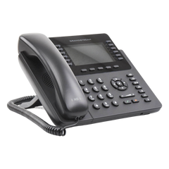 Teléfono IP empresarial de 12 Líneas con 5 teclas de función y conferencia de 4 vías, PoE