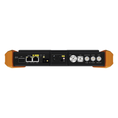 Tester Profesional Multifunción | Pantalla Táctil 7" | Láser Integrado | Cámara Integrada | Prueba IP/HD Coaxial | 4K/8K | H.265/H.265 | ONVIF | WiFi | Analizador de Cable | Medidor de Potencia Óptica y Red | TDR |