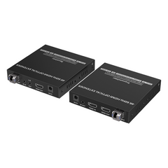 Kit extensor por fibra óptica | Hasta 40 kilómetros| 4K@60Hz | con IR | RS232