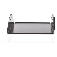 Charola Doble Para Soportar Equipo en Racks de 432 mm de Profundidad, de 19in, 3UR, Color Negro