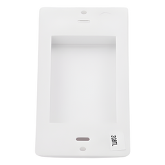 Inserto ciego estilo Designer para cubrir espacios sin usar en placas de pared Lutron Claro y Satin Colors, instalación a presión sin tornillos, color blanco brillante