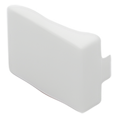 Tapa final color blanco de PVC auto extinguible, para canaleta TMK1720 (5290-02001)