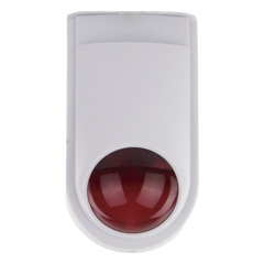 Sirena Estrobo SFIRE SF-06R / 110 dB / 12 VCC / Estrobo Rojo Integrado / Uso Interior y Exterior