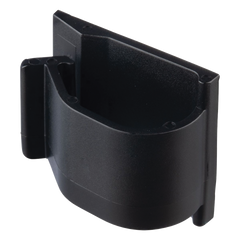 Clip de Nylon 6.6 con Adhesivo, Para Cables de Hasta 15.8 mm de Diámetro, Uso Interior/Exterior, Color Negro, Paquete de 100pz