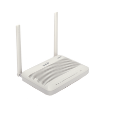 ONU GPON WiFi 6, (2.4/5 GHz), 2 Antenas de 5 dBi, Compatible con OLT de Terceros, 4 puertos Gigabit + 1 POTS + 2 USB, conector SC/UPC