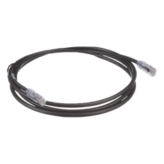 Cable de Parcheo UTP, Cat6A, 24 AWG, CM, Color Negro, 1.52 Metros (5 Pies)