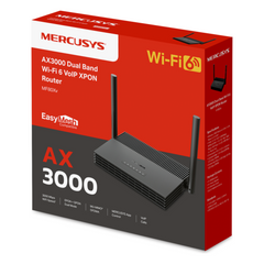 ONU/ONT - XPON Router WiFi 6 AX 3000 / 1 Puerto PON SC/APC / 1 Puerto WAN/LAN Gigabit / 3 Puertos LAN 10/100/1000 MBPS / Soporta AgiNet Config - AgiNet ACS (herramienta de gestón remota)