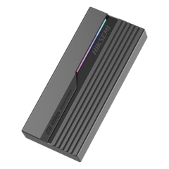 Carcasa para SSD M.2 NVMe / USB4.0 Type-C 40 Gbps / ASUS Aura RGB / Chip ASM2464 / 2242 2260 2280 / Aleación de Aluminio