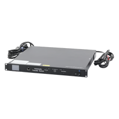 PDU Monitoreable de Transferencia Automática ATS (Fuente Redundante), Con 10 Salidas 5-15R, Enchufes de Entrada NEMA 5-15P, Instalación Horizontal de 19in, 1UR, 15 Amp, 120 Vca