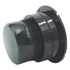 Burbuja Brillante de Larga Vida Útil, con 8 LEDs Color Verde, Domo Verde, 12Vcd