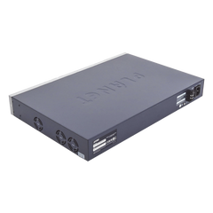 Switch Administrable L3, 24 puertos Gigabit PoE 802.3bt, 2 puertos 10G SFP+, Pantalla Tactil, Fuente Redundante, (600W)