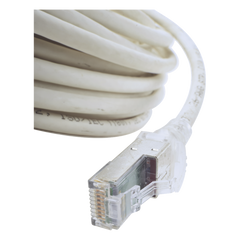 Patch Cord Z-MAX Cat6A S/FTP, CM/LS0H, 15.24 Metros (50 Pies), Color Blanco