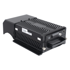 DVR Móvil / Multiplataforma / 4 Canales AHD 2 Megapixel + 4 canales IP / Almacenamiento en HDD / H.265 / Soporta 4G / WiFi / GPS