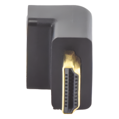 Adaptador HDMI de 90 Grados Macho a Hembra / Hacia Arriba / HDMI 2.0 4K@60Hz / Proporciona Flexibilidad Sin Doblar los Cables HDMI