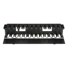 Organizador de Cables Horizontal NetManager, Sencillo (Solo Frontal), Para Rack de 19in, 2UR