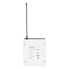 Receptor de control de visera para RadioRA 2 con 4 salidas de contacto seco para puertas de garaje o portones y entrada de seguridad, color blanco