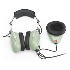 Auriculares estilo Muff-Mic para operaciones de mantenimiento y rampas en aeropuertos