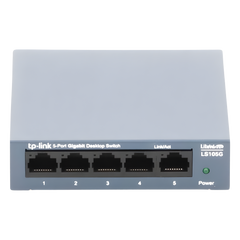 Switch de escritorio Gigabit de 5 puertos 10/100/1000Mbps, carcasa metálica