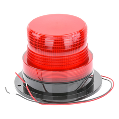 Burbuja Brillante de Larga Vida Útil, con 8 LEDs Color Rojo, Domo Rojo, 12Vcd