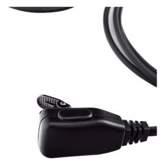 Micrófono - audífono de gancho ajustable al oído con conector de dos pines para KENWOOD Y TXPRO