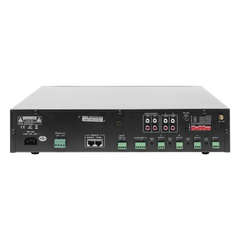 Amplificador Mezclador Matricial | 2 zonas | 240w por canal | 6 entradas | Receptor de medios