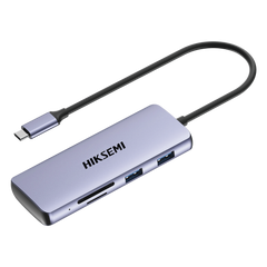 Hub USB-C 8 en 1 / HDMI 4K / 3x USB 3.0 + 1x USB 2.0 / SD + Micro SD / PD 100W / Aleación de Aluminio