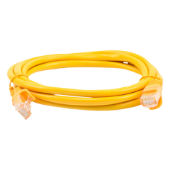 Cable de Parcheo UTP Cat5e - 2.0 Metros (6.56 Pies) - Amarillo